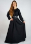 Preview: Bodenlanges Langarmkleid