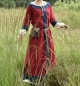 Preview: Mittelalterkleid - rot/blau