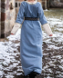 Preview: Wikingerkleid "Freya" - taubenblau