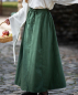 Preview: Mittelalterrock aus schwerer Baumwolle "Smilla"   - grün
