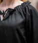 Preview: Mittelalterbluse "Morgan"  -schwarz