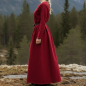 Preview: Wikinger Unterkleid Helga -  rot
