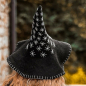 Preview: Hexenhut "Star"   -  schwarz