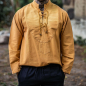 Preview: Mittelalterhemd  Ansbert -  honigbraun