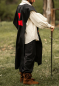 Preview: Waffenrock der Tempelritter  - schwarz/rot