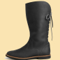 Preview: Wikingerstiefel "Tyra"  - Schwarz
