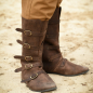 Preview: Mittelalterliche Stiefel mit Schnallen -  braun