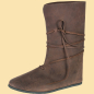 Preview: Wikinger Stiefel mit Schnürung -  braun