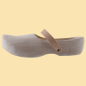 Preview: Holzschuhe mit Lederriemen