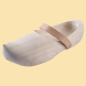 Preview: Holzschuhe mit Lederriemen