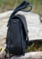 Preview: Mittelalter-Ledertasche  - schwarz