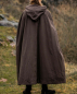Preview: Mittelalter Umhang Johannes  -  dunkelbraun