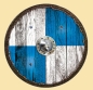 Preview: Wikingerschild Krieger  -  blau
