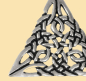 Preview: Keltisches Amulett "Triantan"-  versilbert