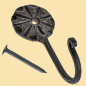Preview: Wandhaken "Rosette" - klein
