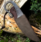 Preview: Handgeschmiedetes Wikingermesser mit Lederscheide