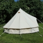 Preview: LARP Zelt Merglin - 4 m Durchmesser - naturfarben
