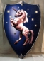 Preview: Schild Einhorn  -  blau