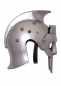 Preview: Gladiatorenhelm Maximus mit Lederinlay mit Dornen