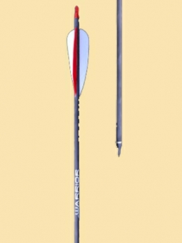 Preview: Standard Warrior - 4 Zoll Befiederung - 32 Zoll - Spine 400  -   ab 6 Stück