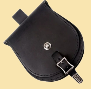 Magyarische Tasche - Buckler - schwarz