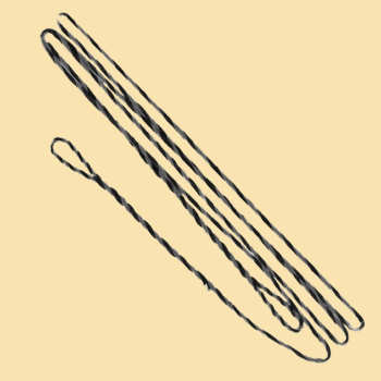 Sehne flämisch Dacron ohne Mittelwicklung 70 Zoll - Monocolor