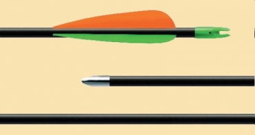 Preview: Fertigpfeil Troopa mit Spitze TSK-26 Zoll   - ab 6 Stück