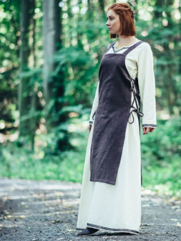 Preview: Wikinger Überkleid "Aleiga"  -  braun