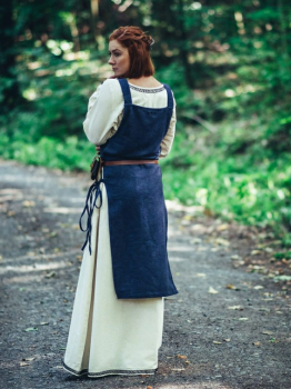 Preview: Wikinger Überkleid "Aleiga"  - blau