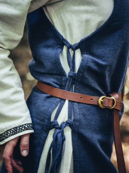 Preview: Wikinger Überkleid "Aleiga"  - blau