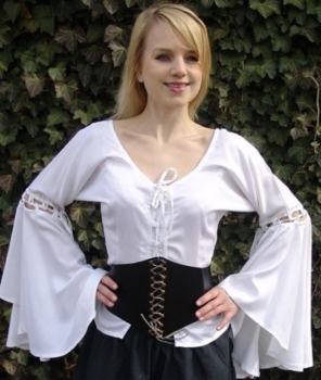 Bluse "Carmen" - Weiß