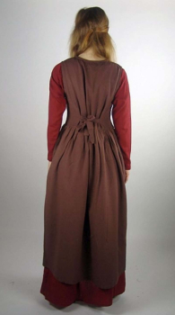 Preview: Mittelalter Bauernkleid "Arlette" - braun