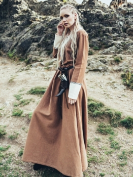 Preview: Wikingerkleid "Freya"  -  Sand