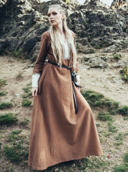 Preview: Wikingerkleid "Freya"  -  Sand