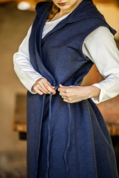 Preview: Wickelkleid - Gerlin  -  blau