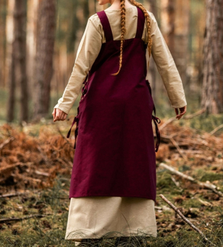 Preview: Überkleid "Hildegard"  - rot