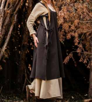 Preview: Überkleid "Hildegard" - braun