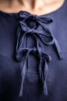 Preview: Mittelalter Bluse "Tilda"  - blau