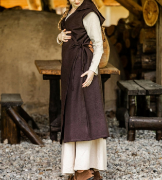 Wickelkleid - Gerlin - dunkelbraun