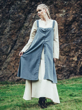 Preview: Wikinger Überkleid "Inka"  - taubenblau