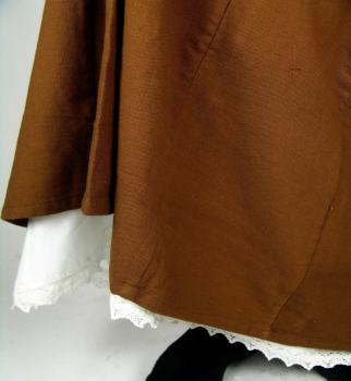 Preview: Unterrock mit Rüsche "Manon"  - natur