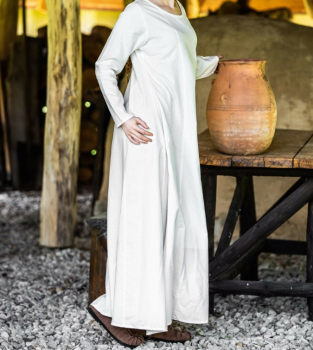 Schlichtes Wikinger Unterkleid "Scarlet" - natur