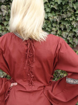 Preview: Mittelalterkleid mit Bordüre 