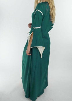 Preview: Kleid mit Trompetenärmeln 