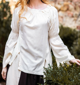 Klassische Mittelalterbluse "Emma"  - natur
