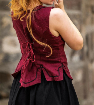 Preview: Miederweste mit Stickerei 