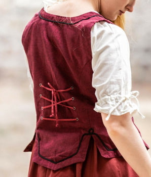 Preview: Miederweste mit Stickerei 