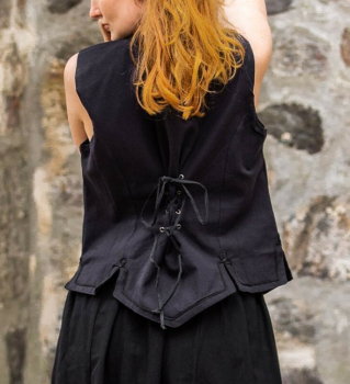 Preview: Miederweste mit Stickerei 