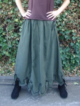 Preview: Mittelalterrock mit Stickerei 