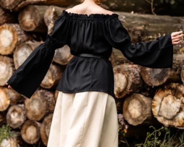 Preview: Klassische Mittelalterbluse 